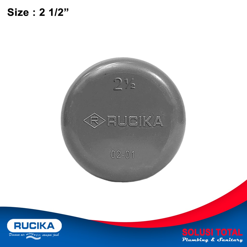 Jual Cap PVC AW 2 1/2 Inch Dop PVC AW 2 1/2