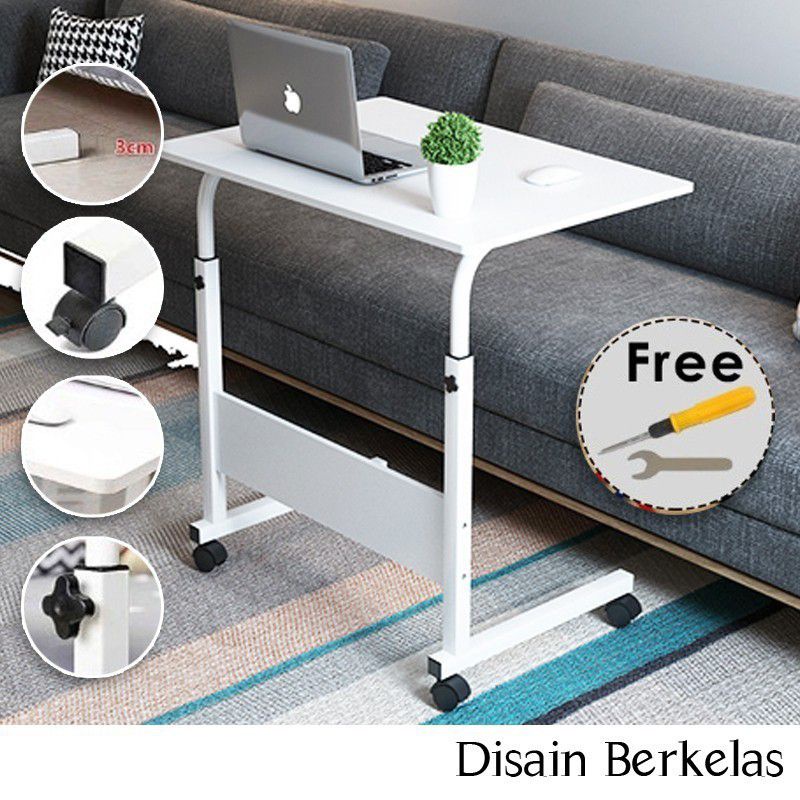 Jual (100% ORIGINAL) Meja Laptop Roda Meja Laptop Lipat Portable ...
