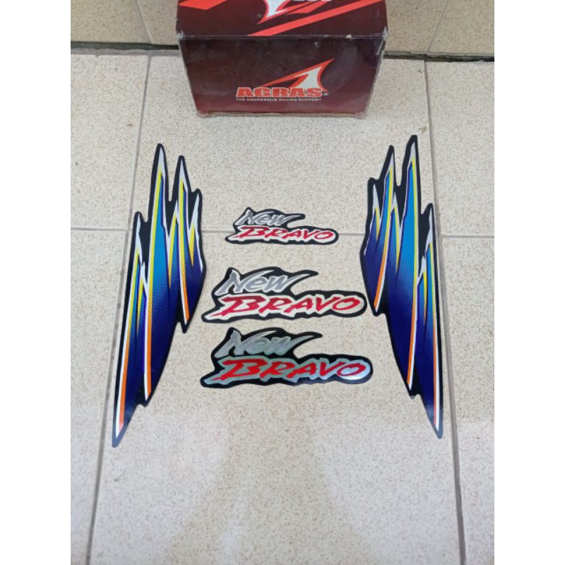 Jual Stiker Striping Sticker Polet Lis Suzuki RC 100 RC100 New Bravo