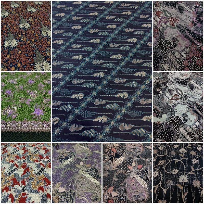 Jual Kain Batik jacquard Sutra Halus Motif glossy (0.5m) | Shopee Indonesia