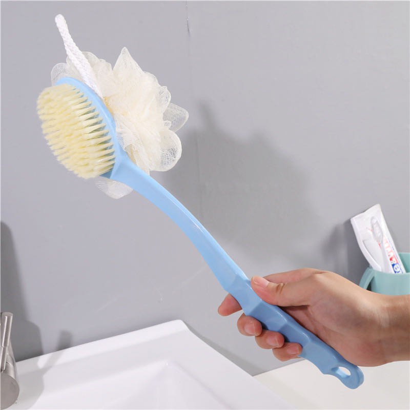 Jual Sikat Punggung Shower Puff Mandi 2in1 Sikat Mandi Dua Sisi ...