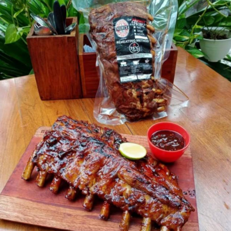 Jual Naughty Nuri's Pork Ribs matang 1pack - 500gr | Shopee Indonesia