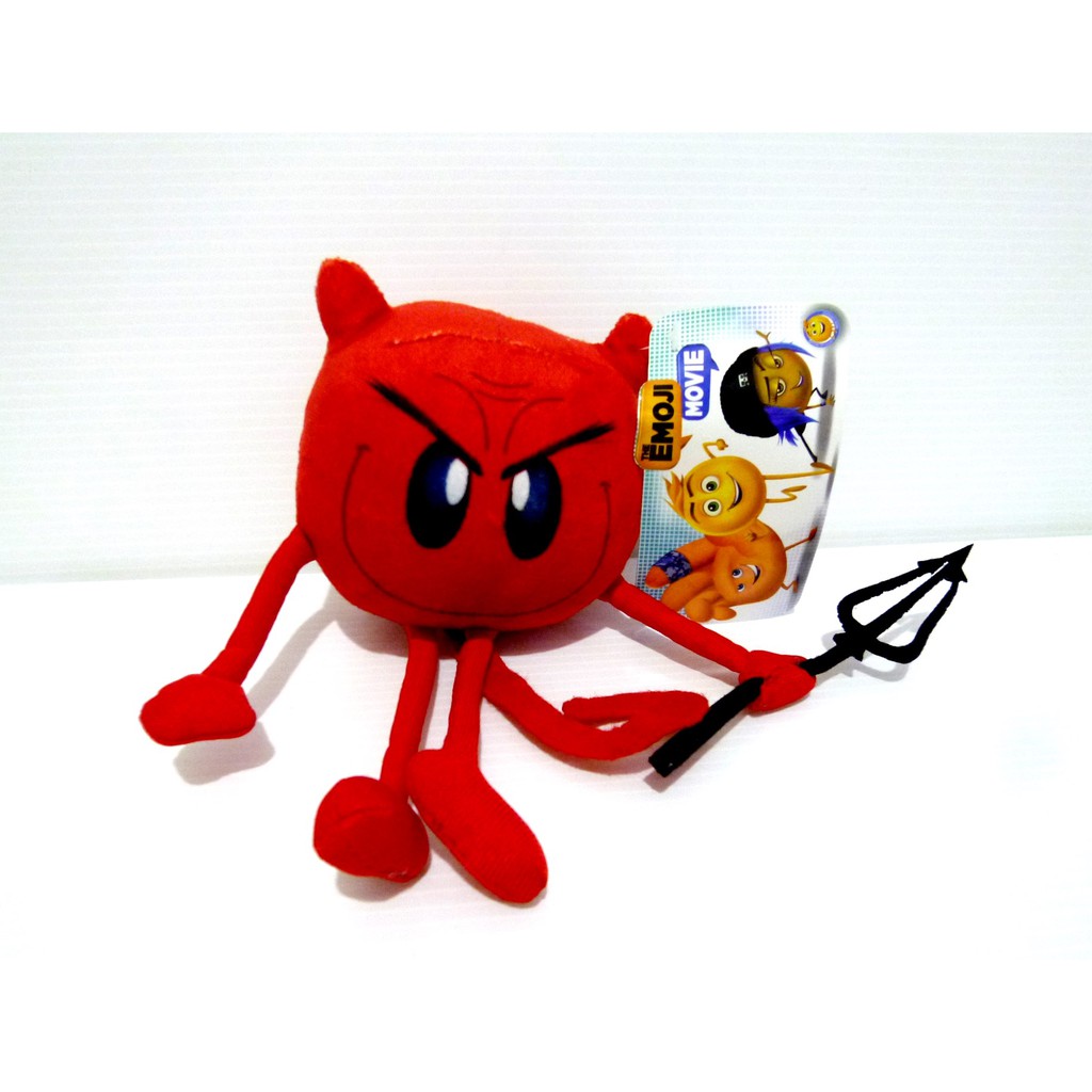 Jual Boneka Steven Devil Emoji Original The Emoji Movie | Shopee Indonesia