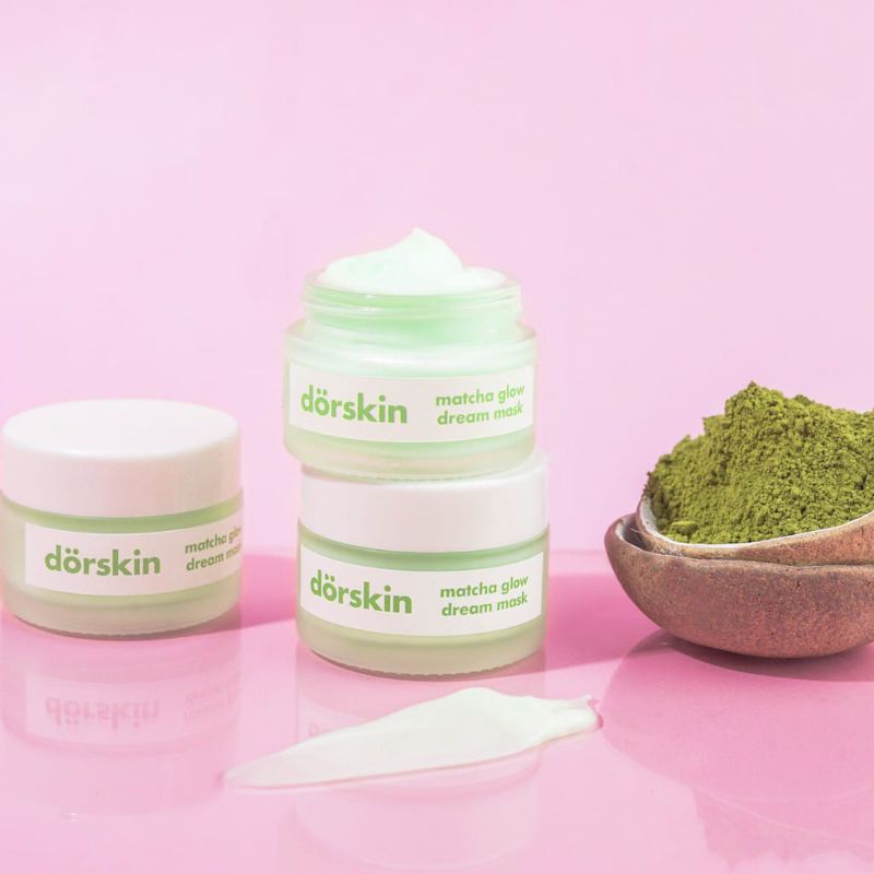 Jual Dorskin Matcha Glow Dream Sleeping Mask Moisturizer Shopee Indonesia