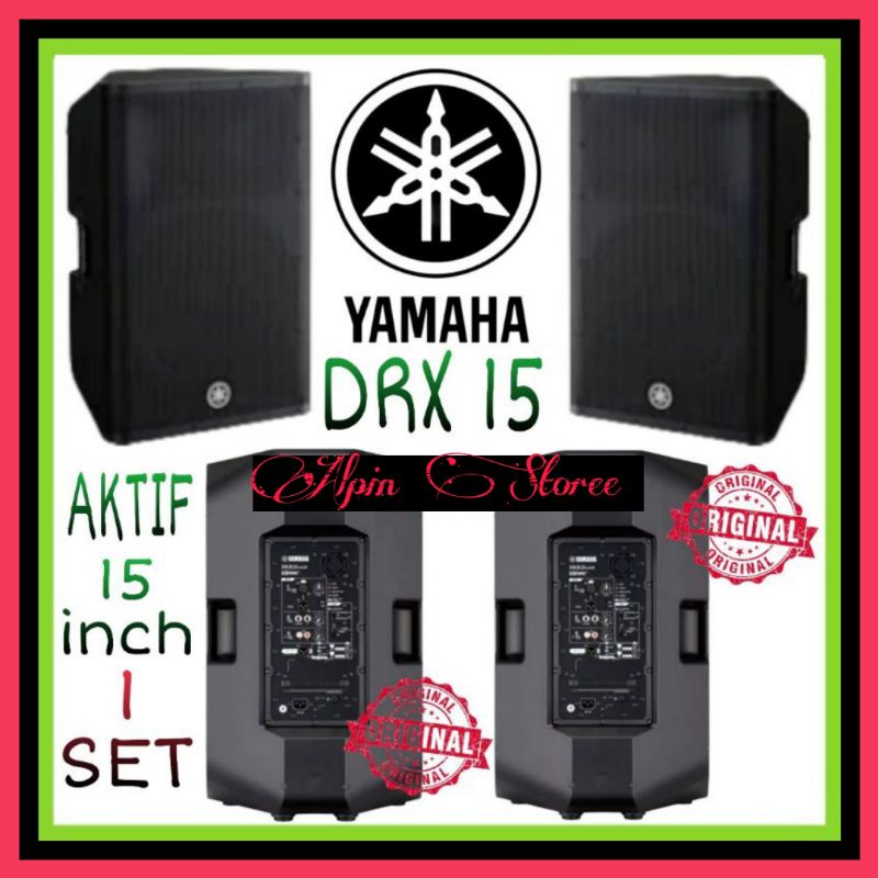 Jual Speaker Yamaha Akitf 15 Inch DRX 15 Original - 1 Set ( 2 Pcs ...