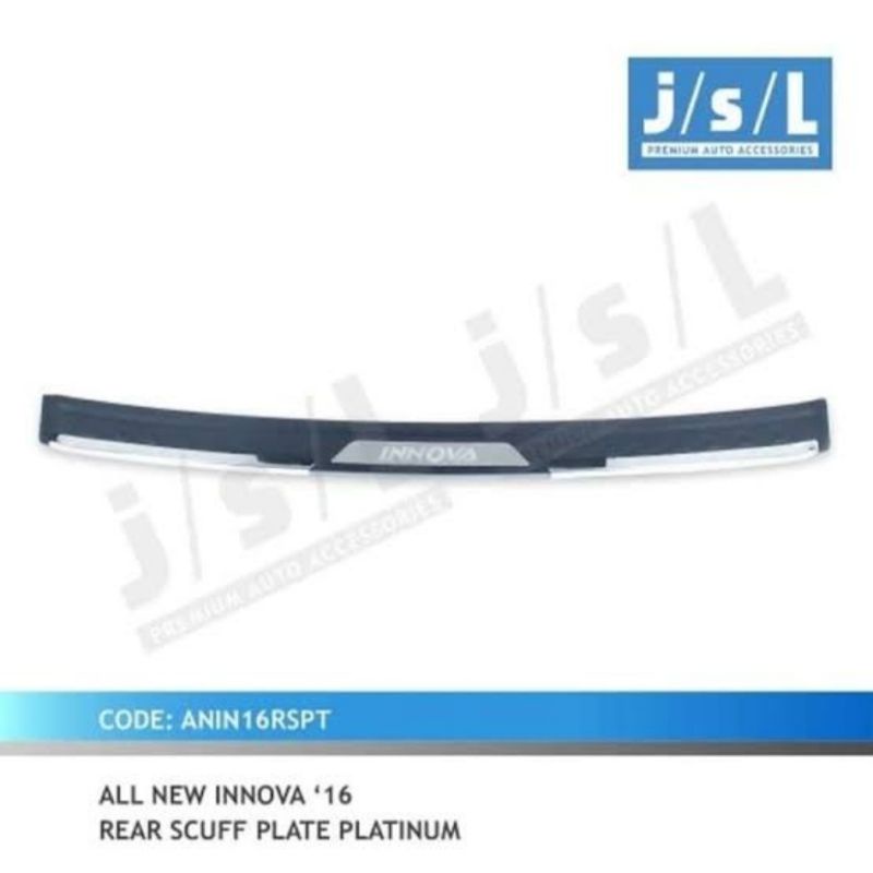 Jual Sillplate Belakang Innova Rebon Model Platinum Rear Scuff Plate ...