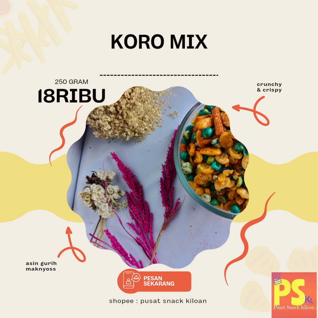 Jual KORO MIX atau KACANG KORO CAMPURAN | Shopee Indonesia