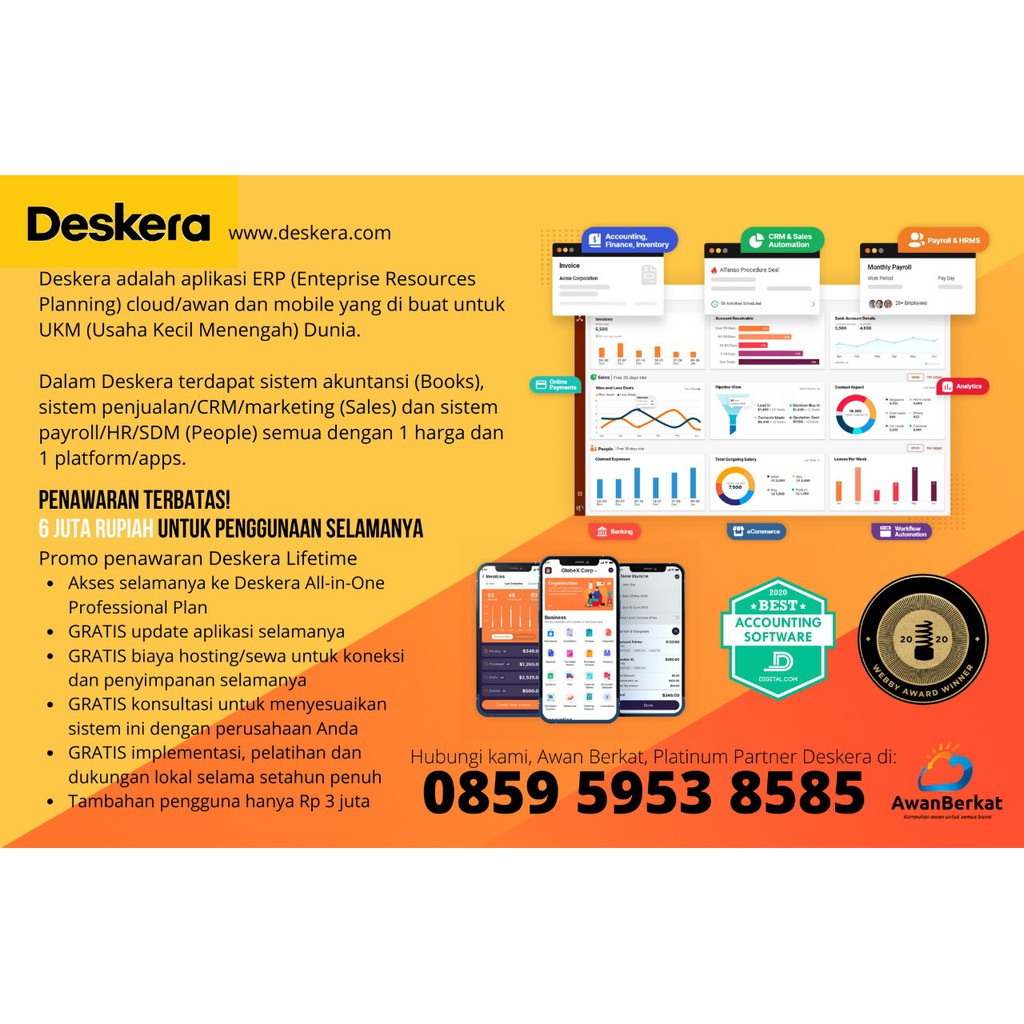 Jual Deskera Lifetime Software | Shopee Indonesia