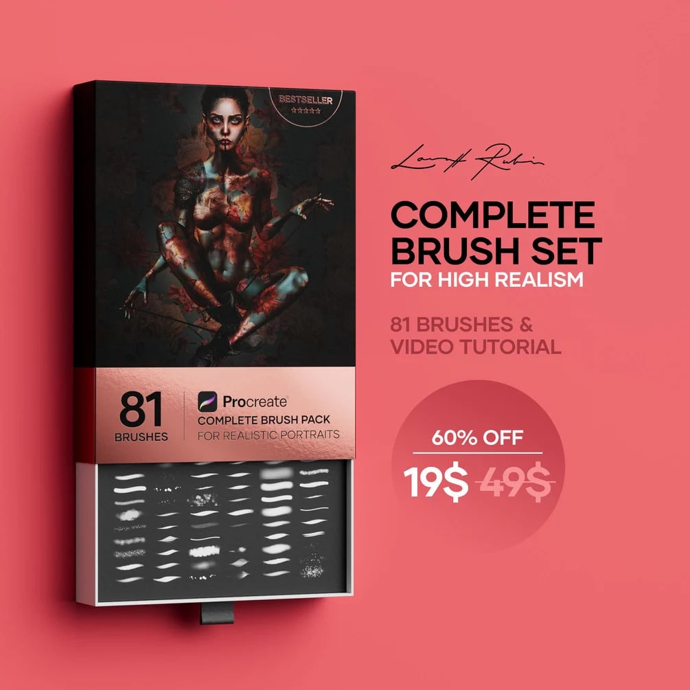 Jual Procreate Brush Complete Brush Set for High Realism Shopee