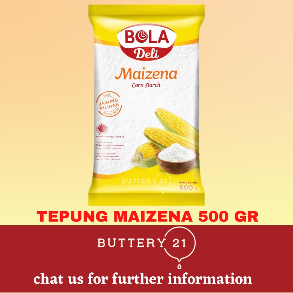 Jual TEPUNG MAIZENA BOLA DELI CORN STARCH 500 GR | Shopee Indonesia