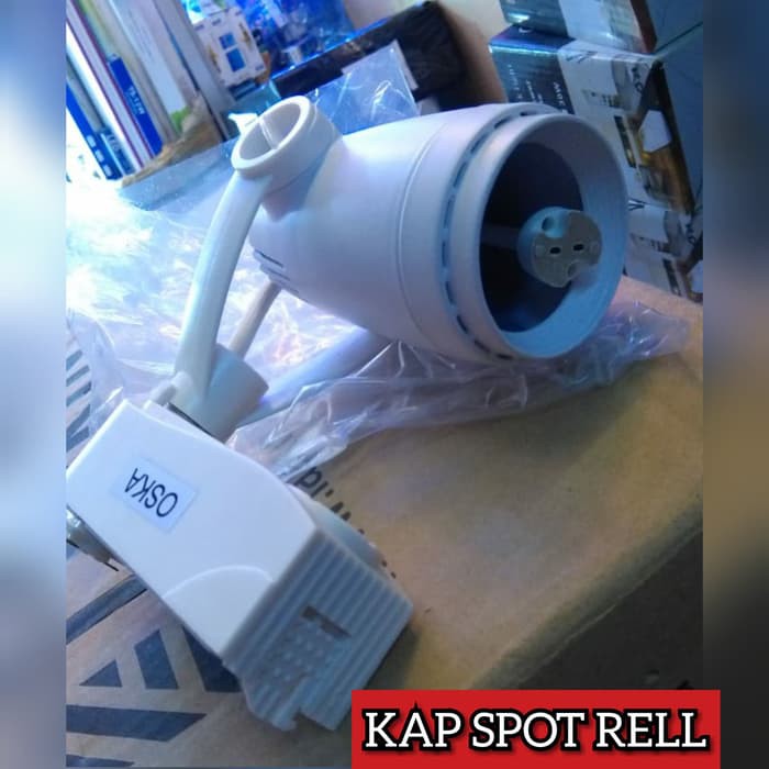 Jual Kap lampu spot plafon rell - Fitting E27 MR16 hitam putih | Shopee ...