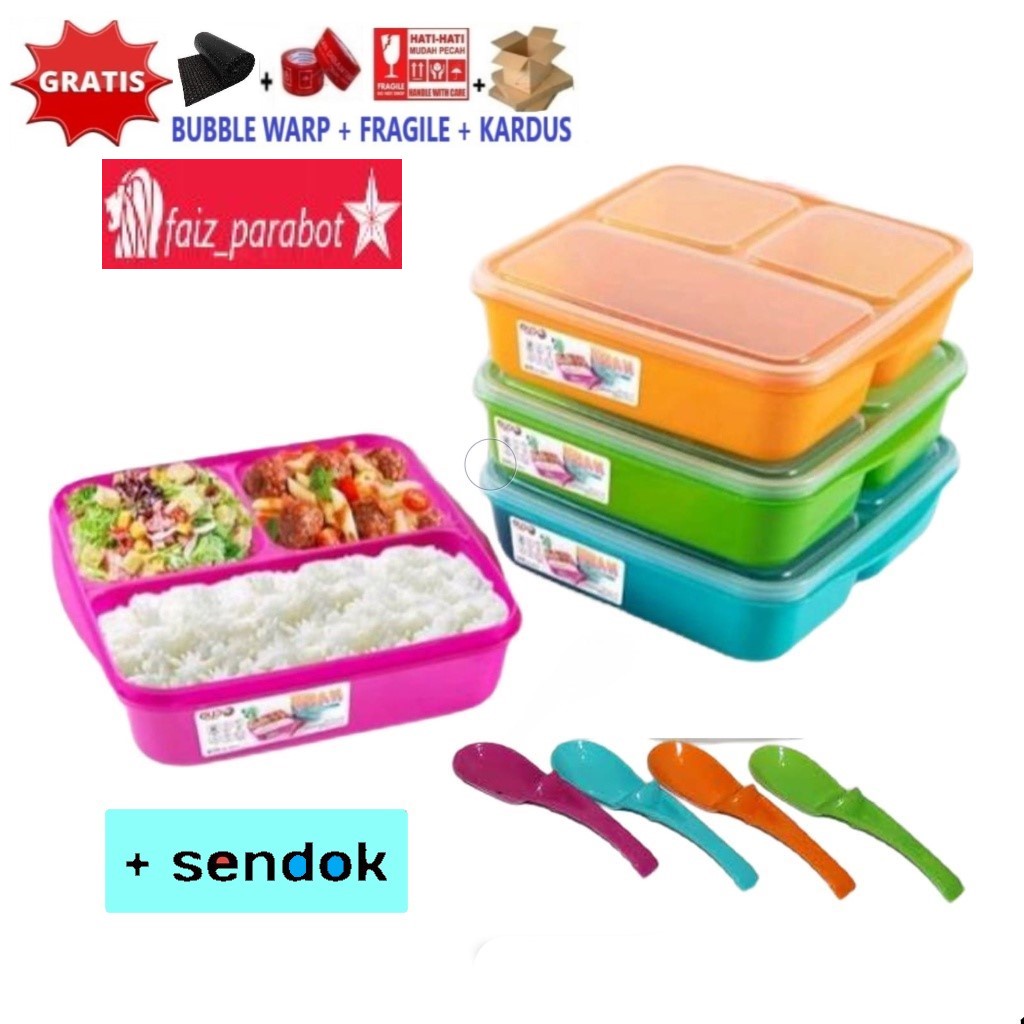 Jual Lunch box / tempat makan / kotak makan / Catering box nara
