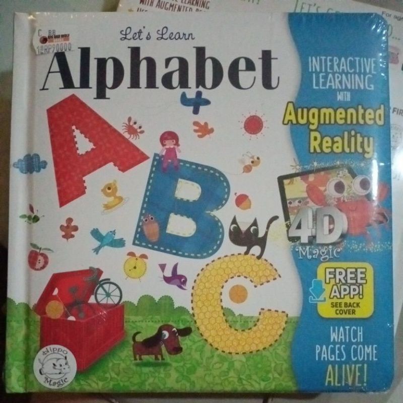 Jual augmented reality alphabet 3D buku big bad wolf interactive ...