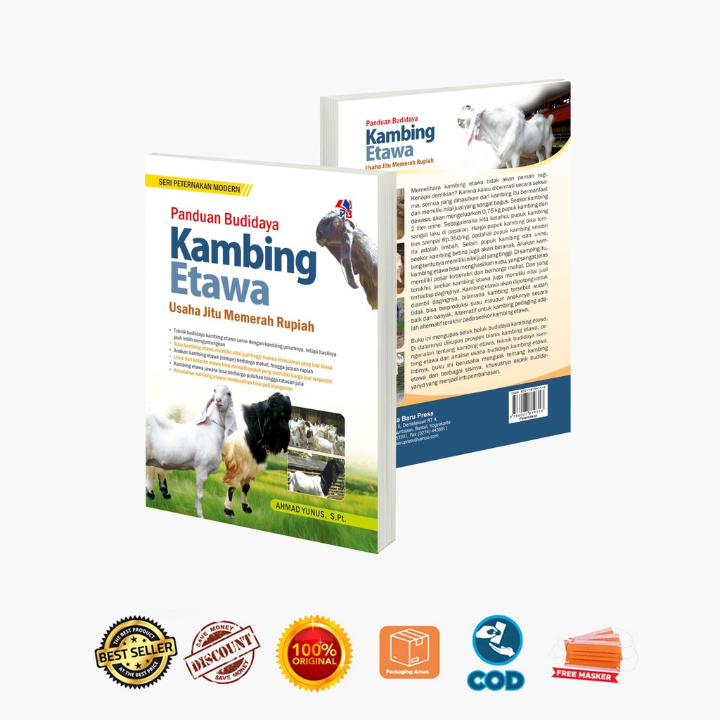 Jual Buku Seri Peternakan Modern Panduan Budidaya Kambing Etawa