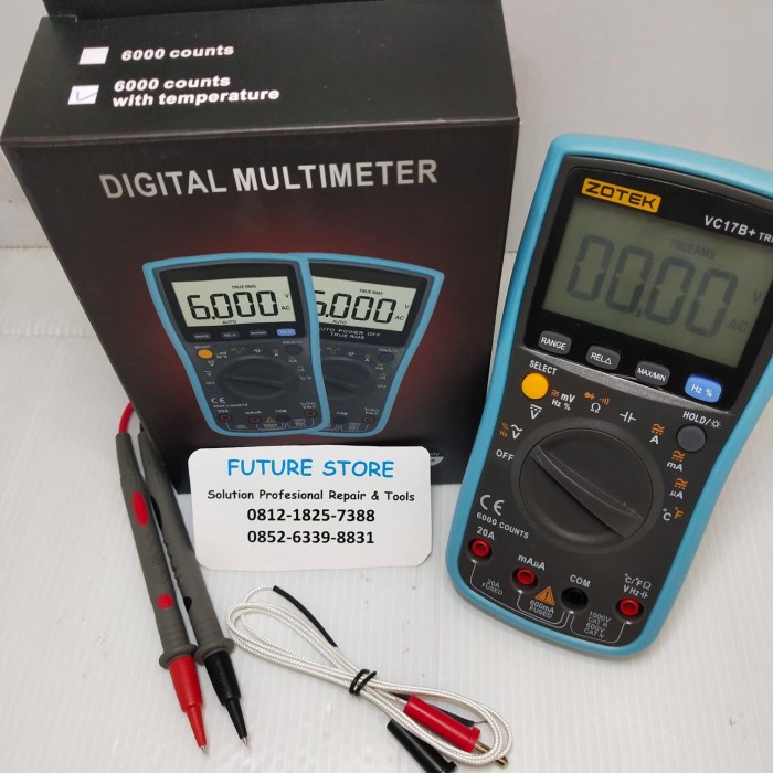 Jual Zotek VC17B+ Avometer digital / Multitester digital Zotek VC 17B ...