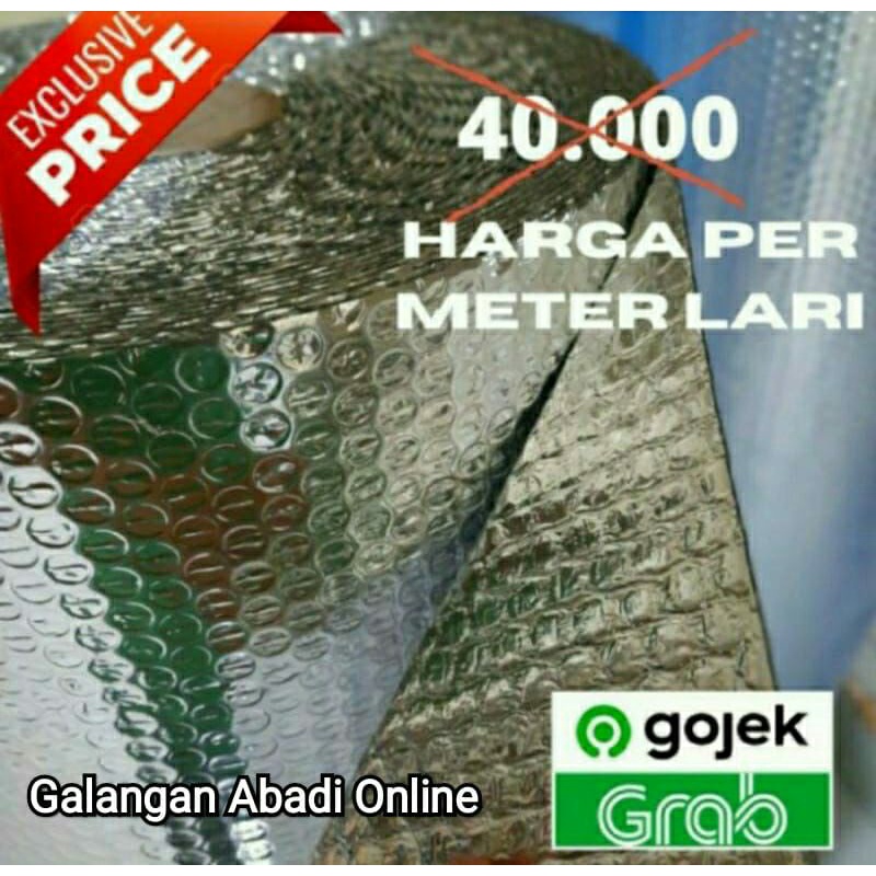 Peredam Panas Atap - Aluminium Foil Bubble - Alumunium Eceran