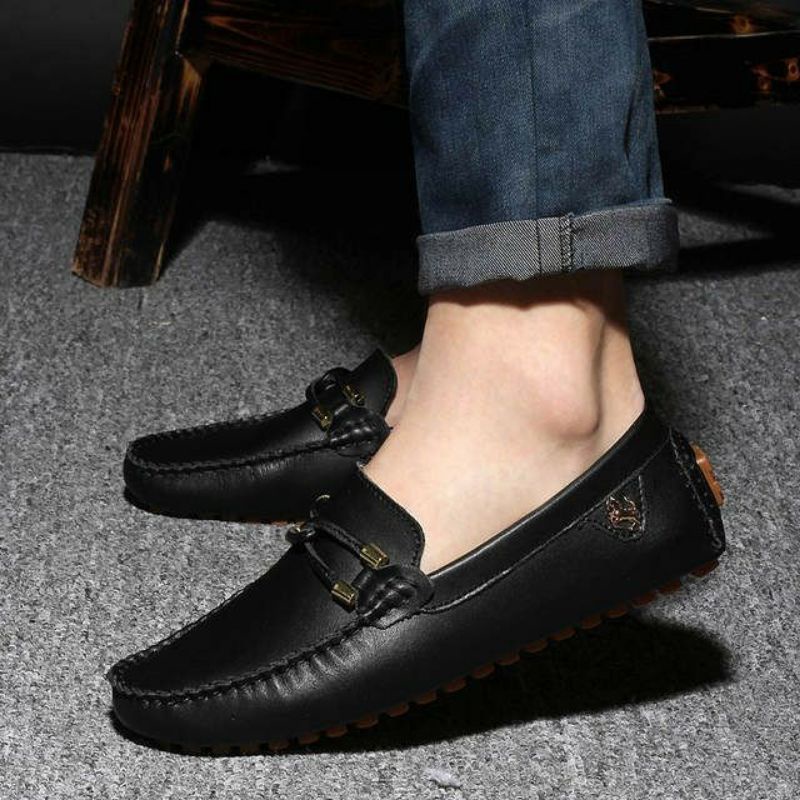 Jual Sepatu Pria Ferrari Slip On Casual Kulit Asli | Shopee Indonesia
