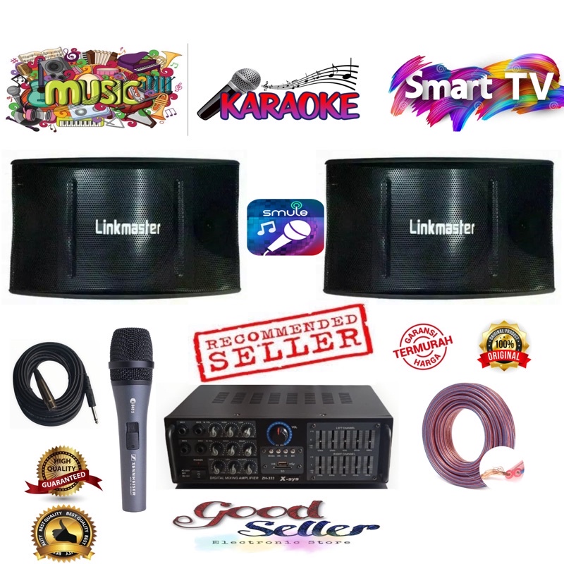 Jual MURAH PAKET SPEAKER SOUND SYSTEM LINKMASTER 10” ORIGINAL PAKET ...