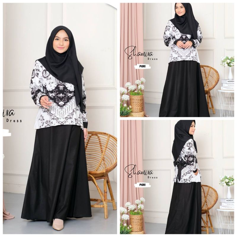 Jual Seragam Batik PGRI Guru Wanita Nyaman Busui Bumil Friendly ...