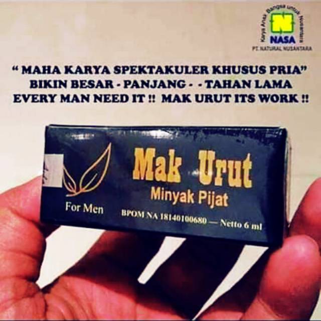 Jual Mak Urut Nasa Minyak Pijat Herbal Nasa Pembesar Penis Shopee Indonesia