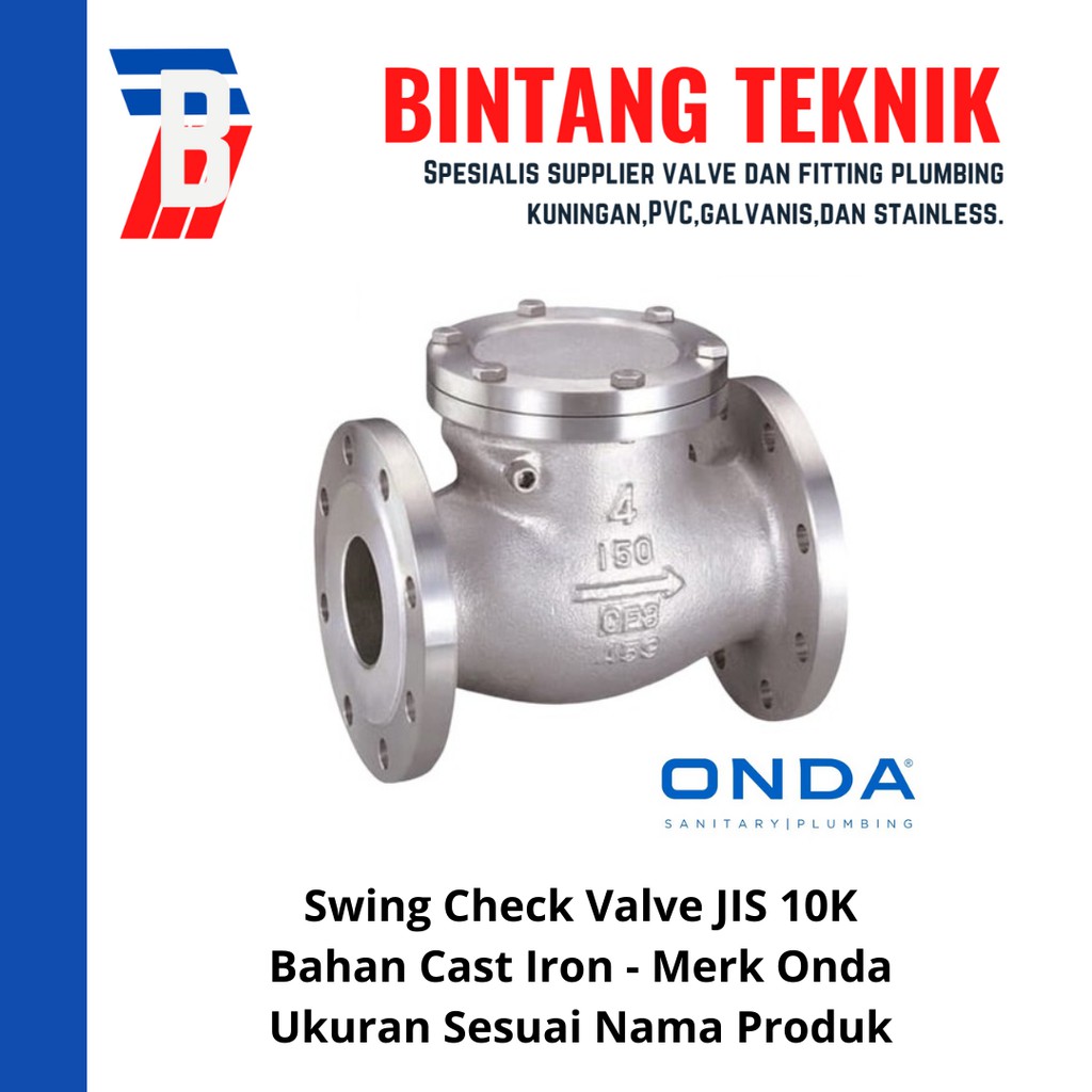 Jual Swing Check Valve 10