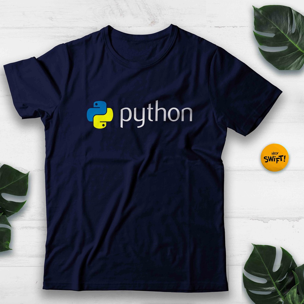 Jual KAOS LOGO PYTHON PROGRAM LANGUAGE T-SHIRT SOFTWARE BAJU DISTRO ...
