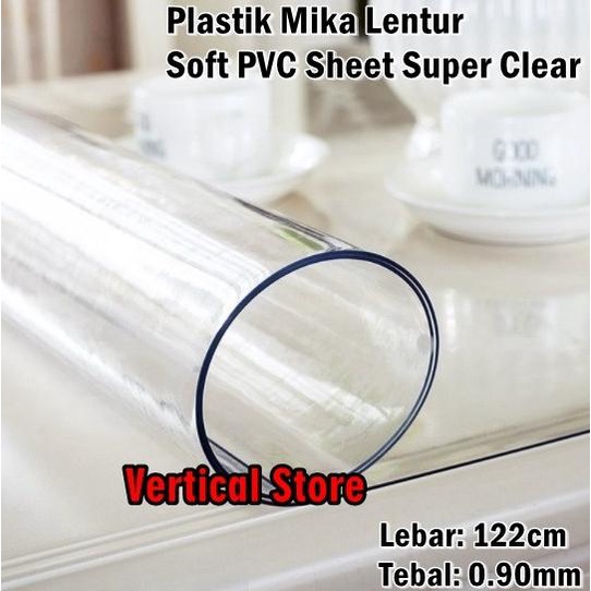 Jual Plastik PVC Mika Lentur Super Clear Bening Lebar 122 Cm Tebal 0 ...