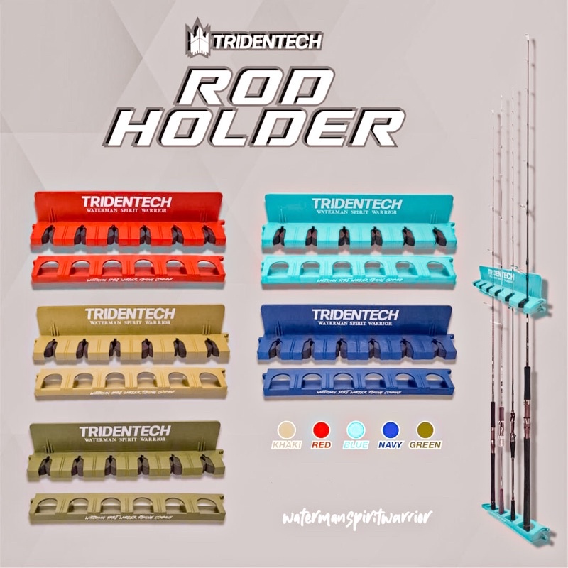 Jual Rak Joran Pancing Tempel Dinding Rod Holder Tridentech | Shopee ...