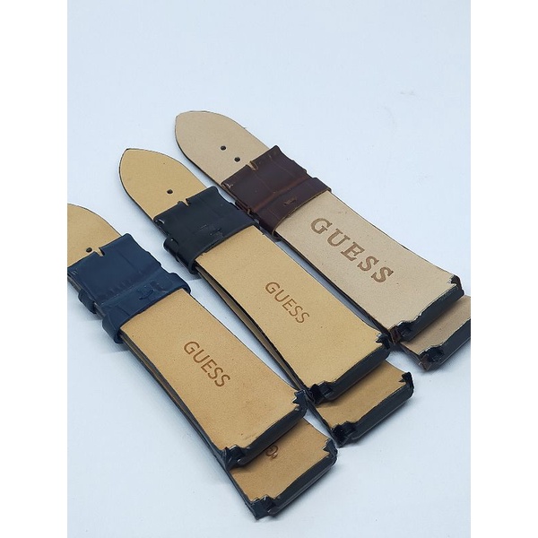 Guess w0040g3 leather online strap