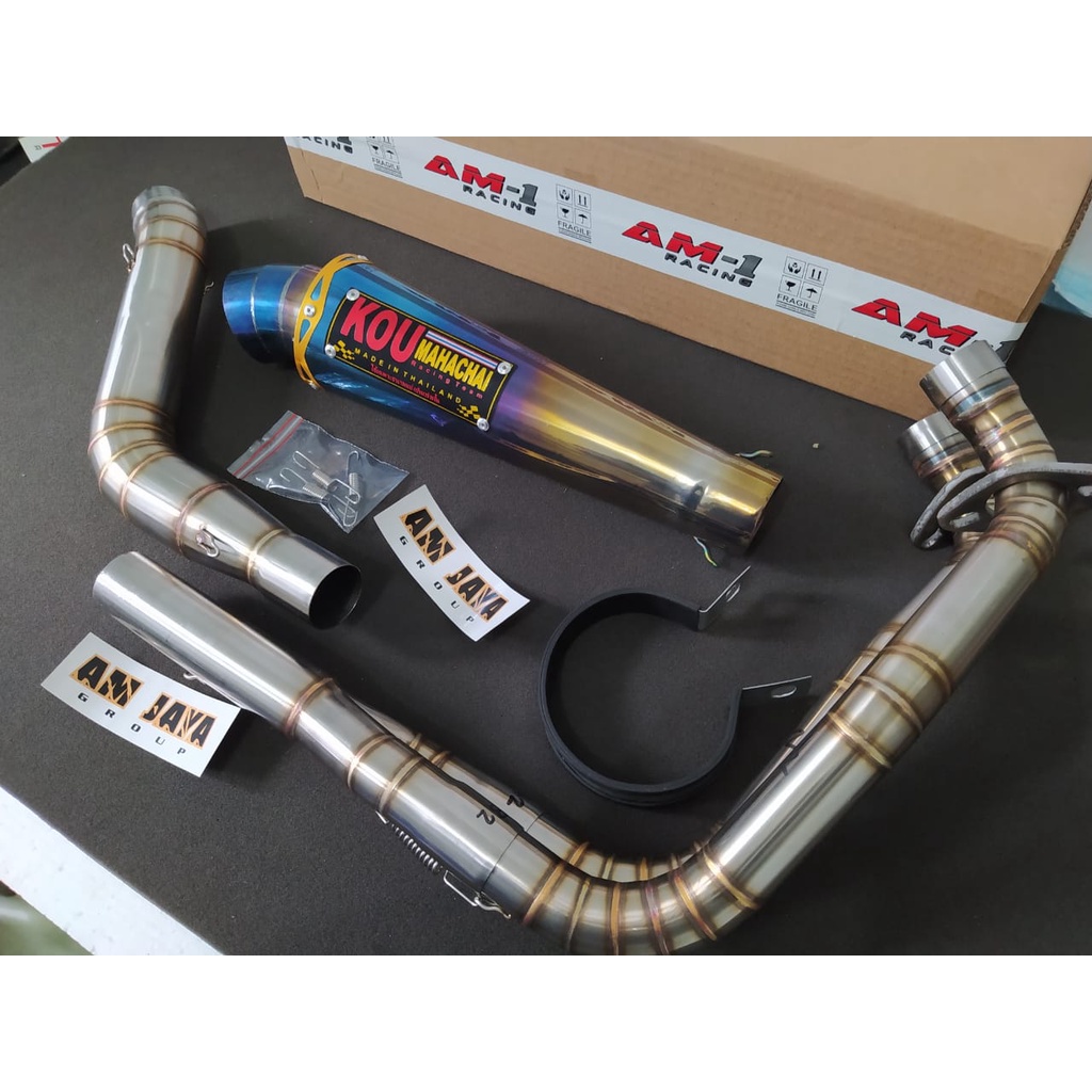 Jual Knalpot Racing KOU Yamaha R25 R 25 Mt25 Mt 25 Kawasaki Ninja Karbu ...