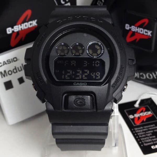 Jual Jam Tangan Pria Casio G-shock DW-6900 Full Black Original B*M ...