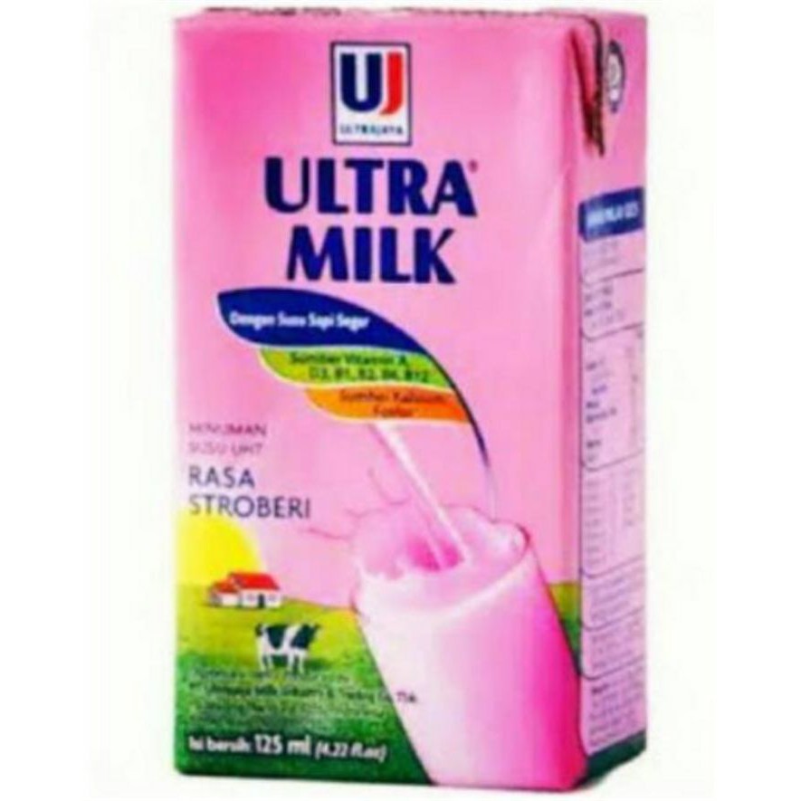 Jual GROSIR Susu UHT Ultra 125 ml 1 Dus | Ultra Milk UHT Grosir