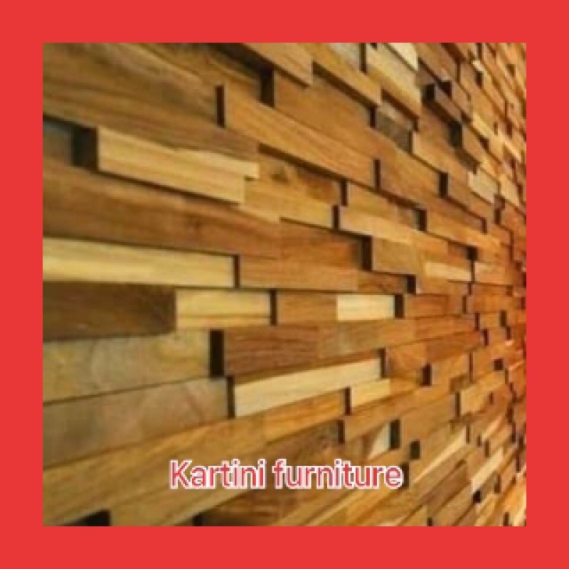 Jual Wall Panel 3d Wall Cladding Panel Dinding Kayu Hiasan