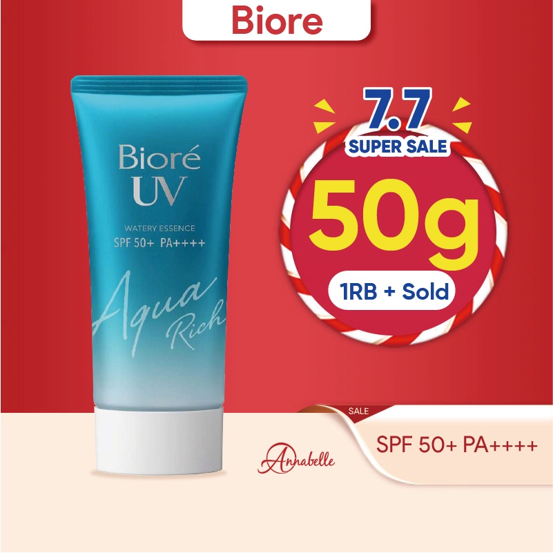 Jual Biore UV Aqua Rich Watery Essence SPF 50+ Sunblock Biore Sunscreen