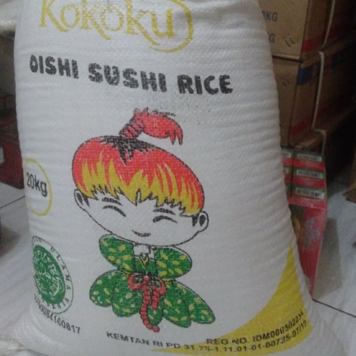 Jual Beras Japonica KOKOKU / Oishi Sushi Rice HALAL 1 kg | Shopee Indonesia