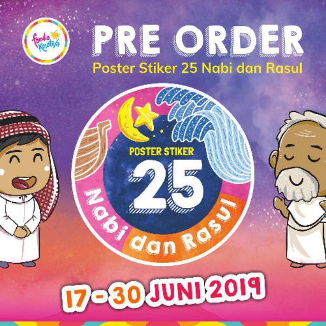 Jual POSTER STIKER 25 NABI DAN RASUL | Shopee Indonesia