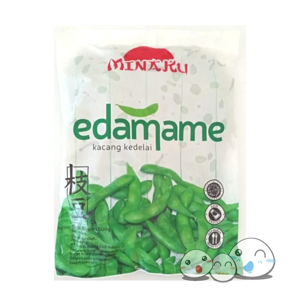 Jual Minaku Edamame Kacang Kedelai 500gr Shopee Indonesia