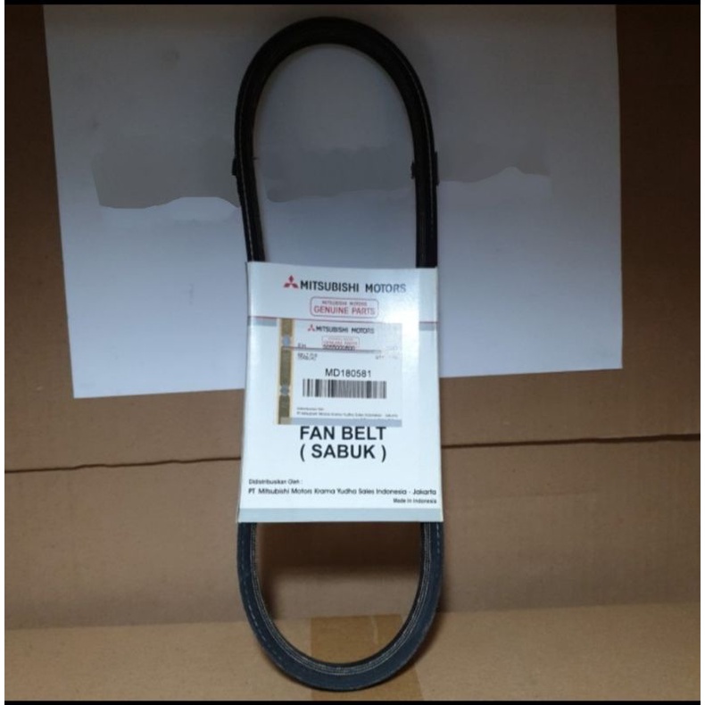 Jual TALI KIPAS / FAN BELT POWER STEERING L300 SOLAR ORIGINAL MD180581
