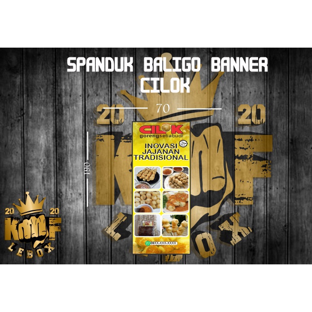 Jual SPANDUK BANNER BALIGO MURAH KULINER | Shopee Indonesia
