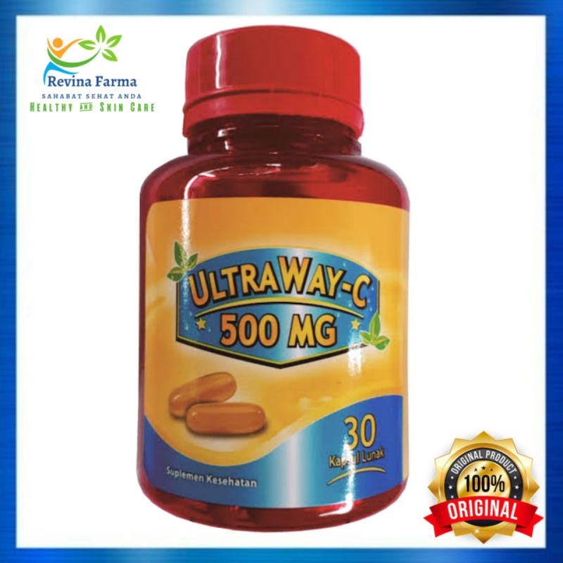 Jual Ultraway C Vitamin C 500mg isi 30 Softgel Nature's pride Vitamin