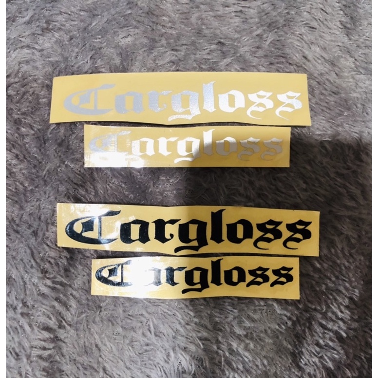 Jual STIKER CARGLOSS SATU SET | Shopee Indonesia