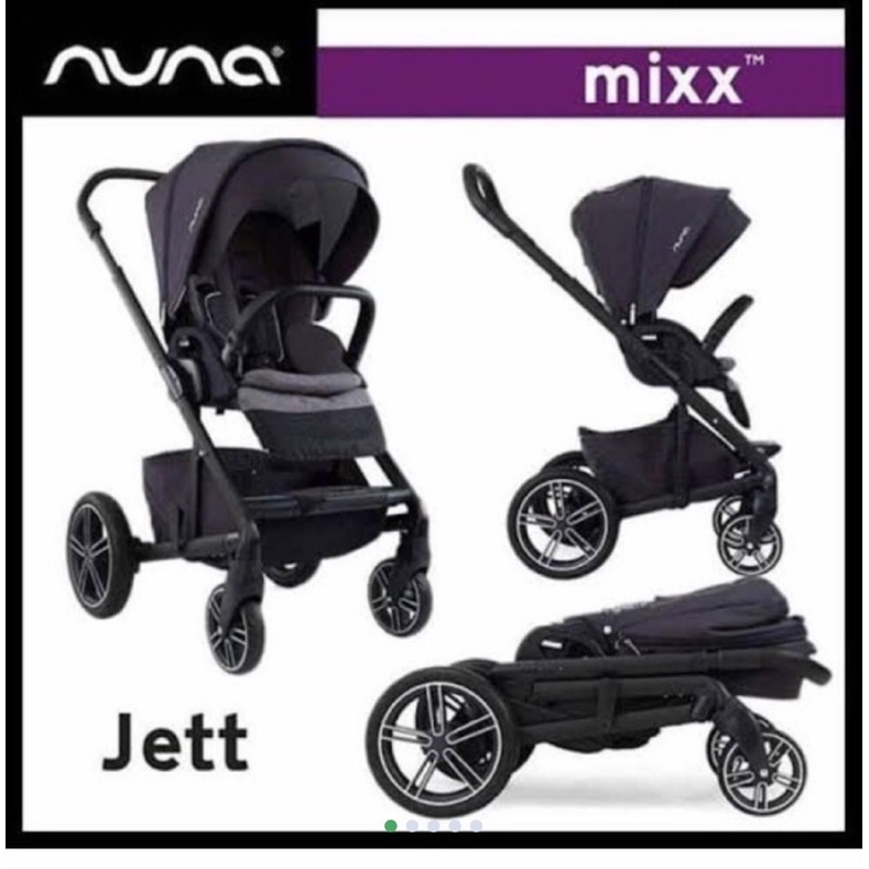 Jual SOLD!!! nuna mixx jett all black stroller bayi second preloved