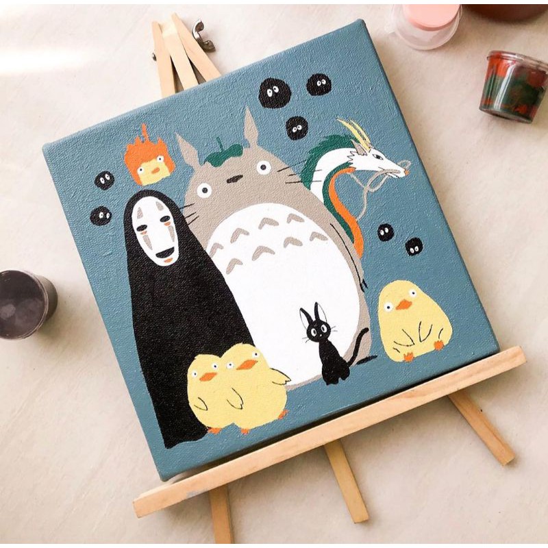 Jual Paint By Number Studio Ghibli ByPainters Painting Kit 20x20cm
