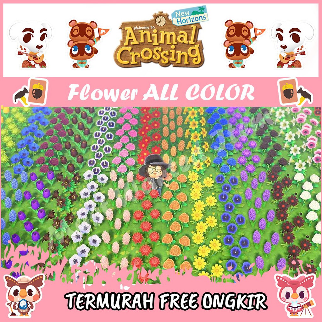Jual Flower Hybrid Animal Crossing New Horizon Rose Lily Valley Tulip Cosmos Hyacinth Windflower