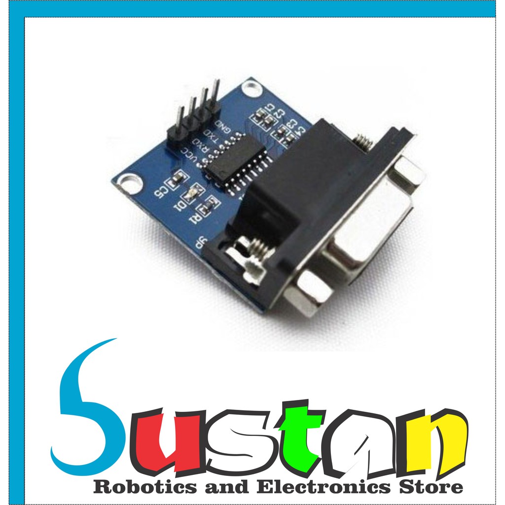 Jual RS232 TO TTL Mosule MAX323 MAX 323 with DB9 Connector Converter ...