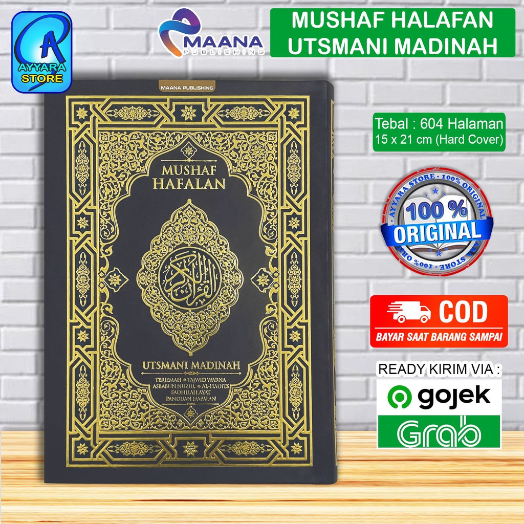 Jual Mushaf Hafalan UTSMANI MADINAH A5 Terjemah Tajwid Warna - Maana ...