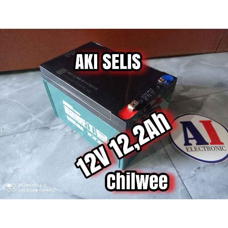 Jual Aki Chilwee DZF 12 selis dan molis atau ups | Shopee Indonesia