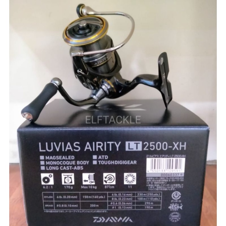 Reel DAIWA AIRITY LT 3000 XH Limited Edition di bawah Rp8.500.000 Cepa