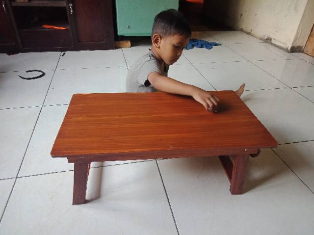 meja lipat belajar laptop meja anak lesehan kecil