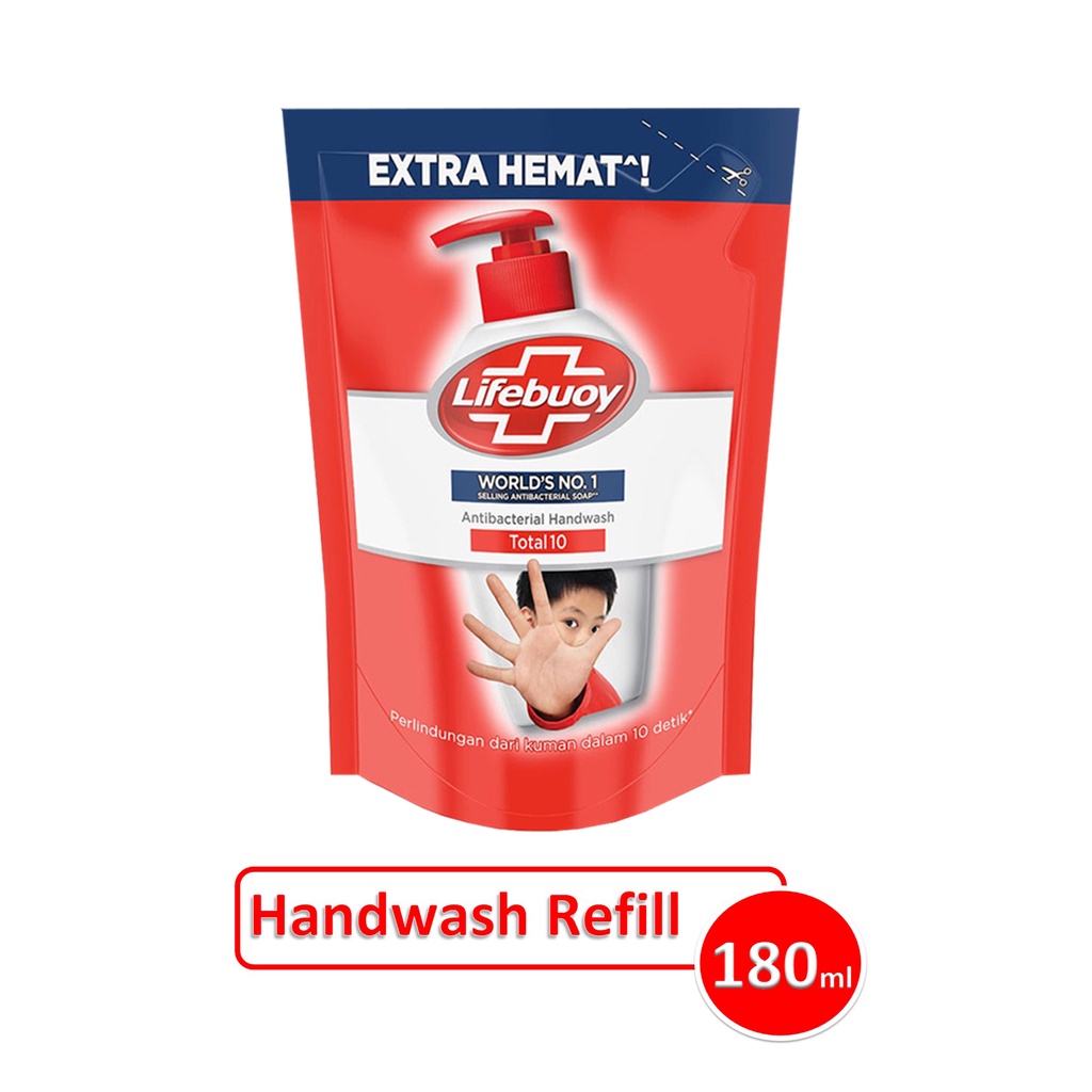 Jual Lifebuoy Antibacterial Handwash Total10 Refill Sabun Cuci Tangan